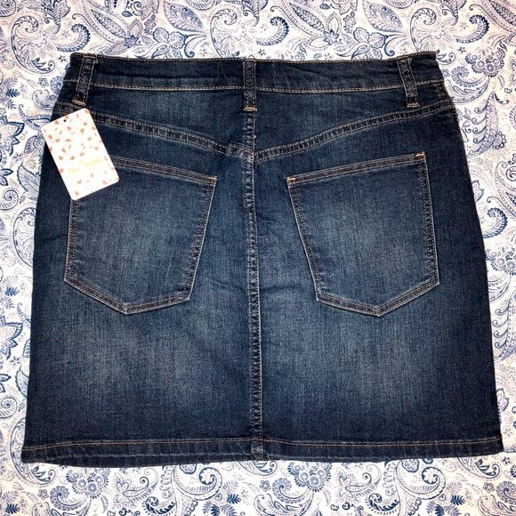 FREE PEOPLE Teagan Denim Mini Skirt - Picture 5 of 7